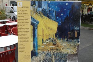 Van Gogh paining of Arles cafe