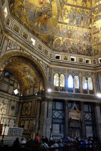 Inside the Baptistry